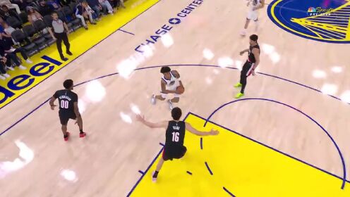 🏀季前赛-开拓者不敌勇士无缘4连胜 杨瀚森6分7板2助 库里20分 🏀季前赛-开拓者不敌勇士无缘4连胜 杨瀚森6分7板2助 库里20分